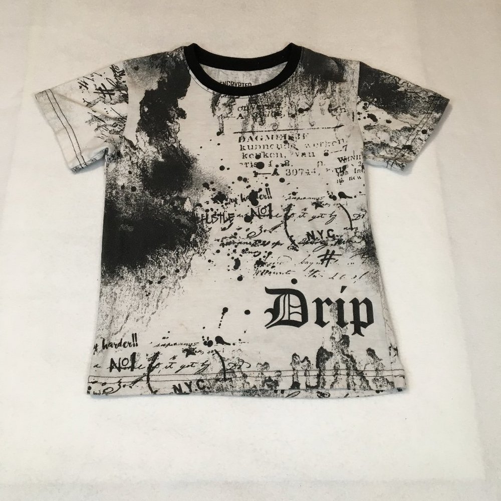 Encrypted Small Tee Shirt 60% Cotton 40% Polyester